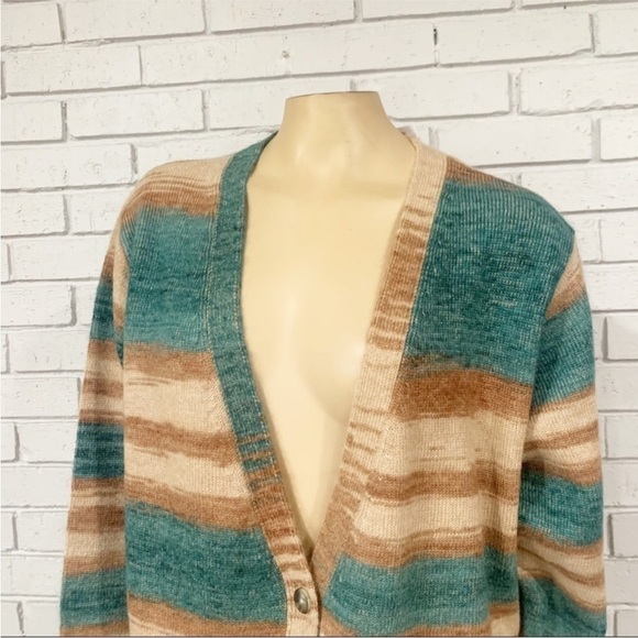 Intermix Gwyneth Space Dye Wool-Blend Cardigan - Picture 3 of 6